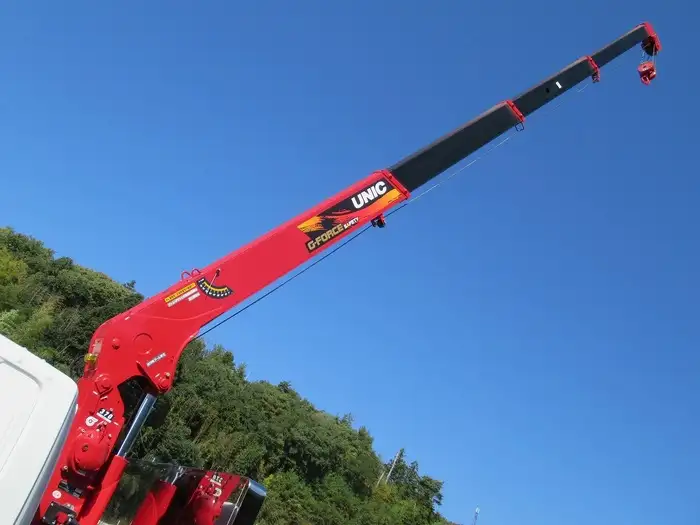 三菱 ファイター 中型/増トン 車両重機運搬 4段クレーン ラジコンの中古トラック画像8