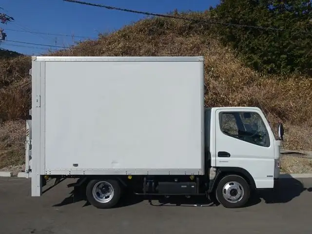 三菱 キャンター 小型 アルミバン パワーゲート 床鉄板の中古トラック画像2