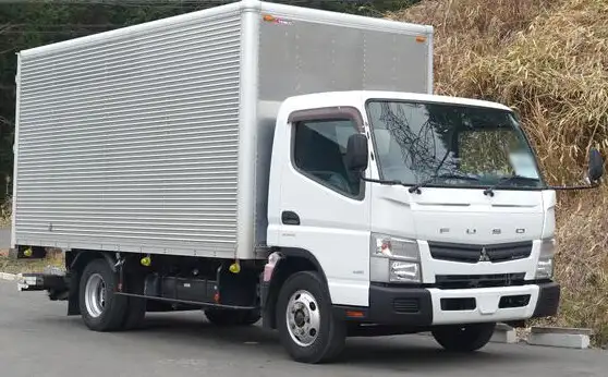 三菱 キャンター 小型 アルミバン パワーゲート 床鉄板 の中古トラック【車両No.160480】