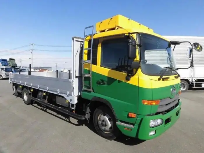 日産UD コンドル 中型/増トン 平ボディ アルミブロック ベッドの中古トラック画像2