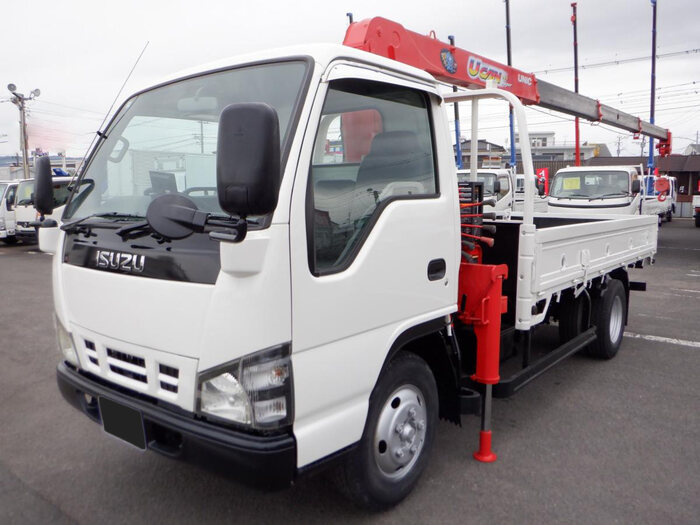 いすゞ エルフ 小型 クレーン付 標準ロング PB-NKR81AR