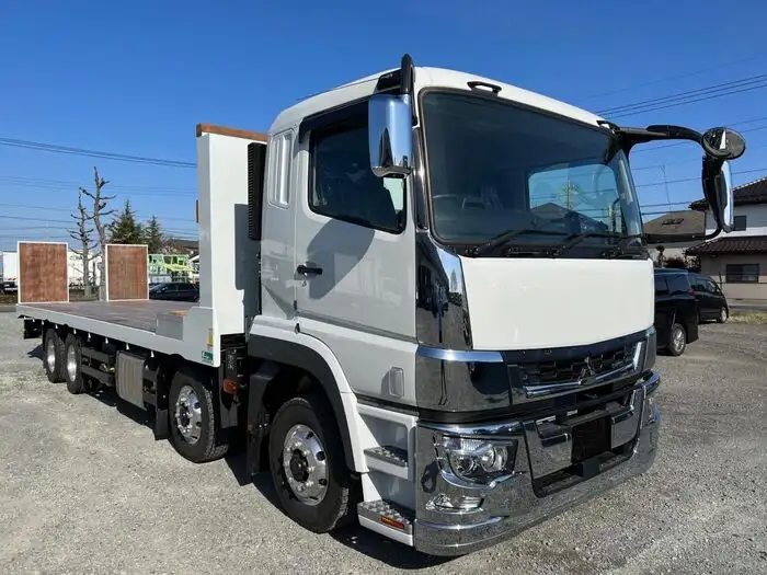 三菱 スーパーグレート 大型 車両重機運搬 ウインチ ベッドの中古トラック画像3