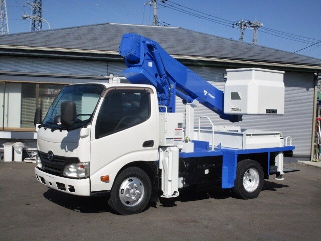 日野 デュトロ 小型 高所・建柱車 高所作業車 SKG-XZU600E｜画像1