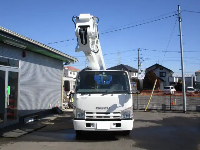 いすゞ エルフ 小型 高所・建柱車 高所作業車 SKG-NKR85YNの中古トラック画像2