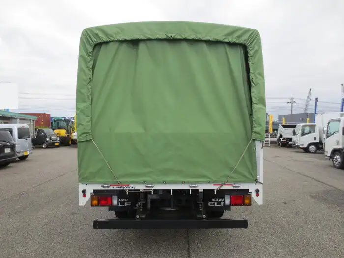 いすゞ エルフ 小型 平ボディ 幌 アルミブロックの中古トラック画像8
