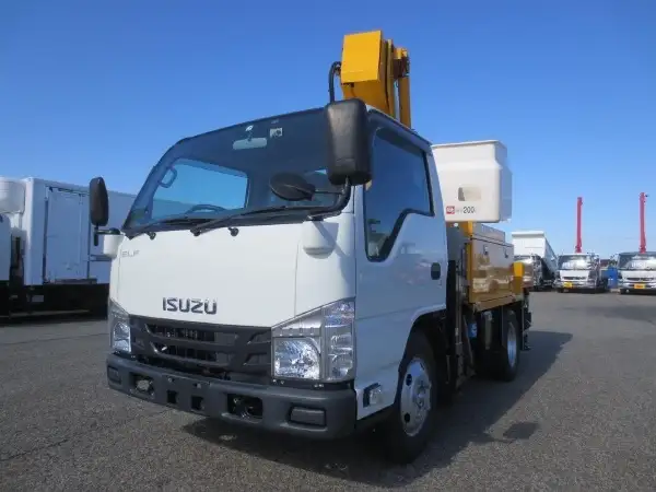 いすゞ エルフ 小型 高所・建柱車 高所作業車 電工仕様の中古トラック画像4