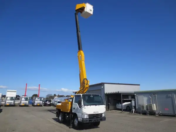 いすゞ エルフ 小型 高所・建柱車 高所作業車 電工仕様の中古トラック画像8