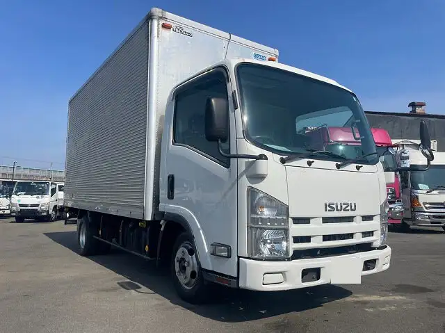 いすゞ エルフ 小型 アルミバン サイドドア BKG-NLR85ANの中古トラック画像1