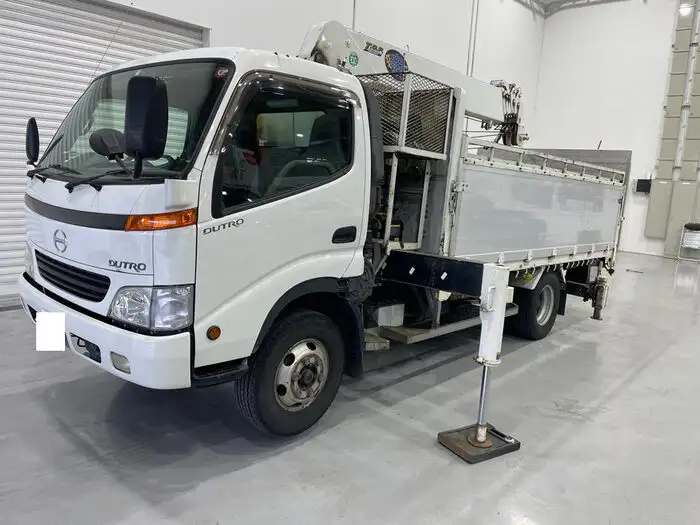 日野 デュトロ 小型 クレーン付 パワーゲート アルミブロック の中古トラック【車両No.160613】