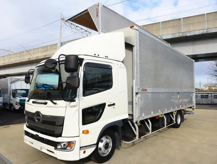 日野 レンジャー 中型/増トン ウイング パワーゲート ベッド の中古トラック【車両No.160607】