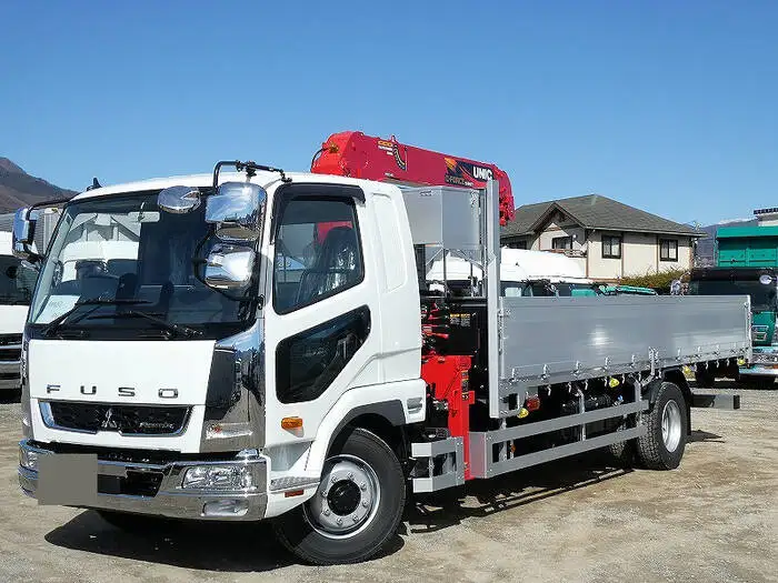 三菱 ファイター 中型/増トン クレーン付 アルミブロック 4段の中古トラック画像1