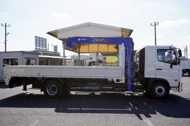 日野 レンジャー 中型/増トン 車両重機運搬 4段クレーン ラジコン｜画像2