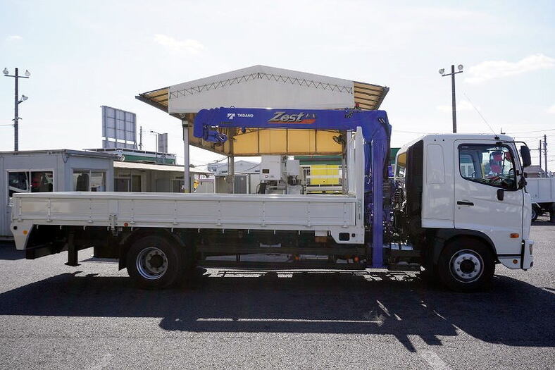 日野 レンジャー 中型/増トン 車両重機運搬 4段クレーン ラジコンの中古トラック画像2