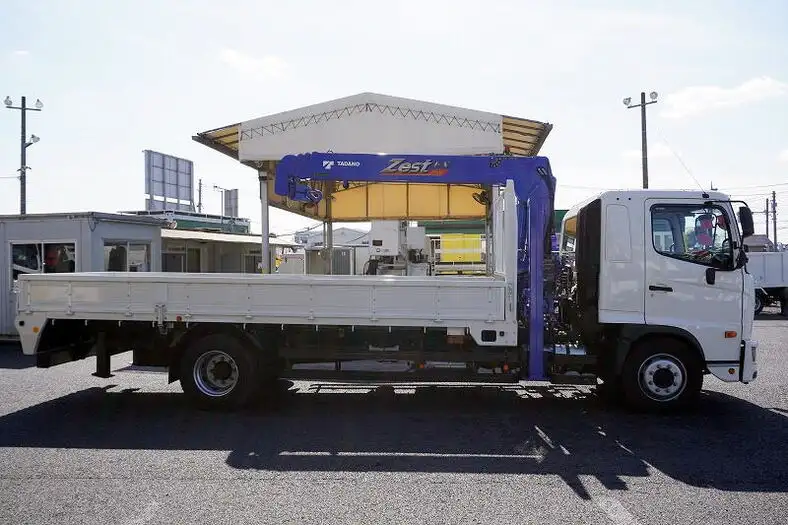 日野 レンジャー 中型/増トン 車両重機運搬 4段クレーン ラジコンの中古トラック画像2