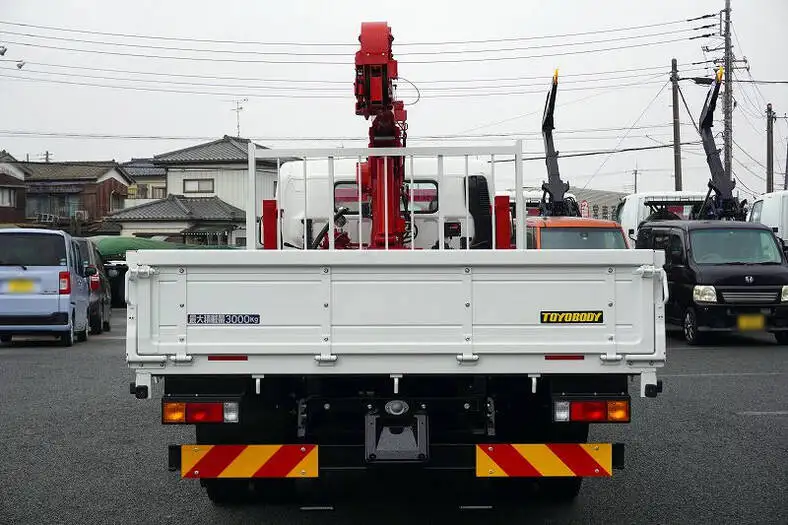 三菱 キャンター 小型 車両重機運搬 4段クレーン ラジコンの中古トラック画像3