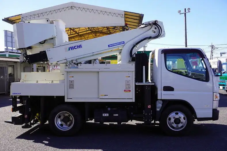 三菱 キャンター 小型 高所・建柱車 高所作業車 電工仕様の中古トラック画像2