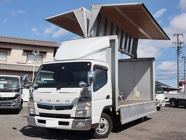 三菱 キャンター 小型 ウイング パワーゲート TPG-FEB50の中古トラック画像11