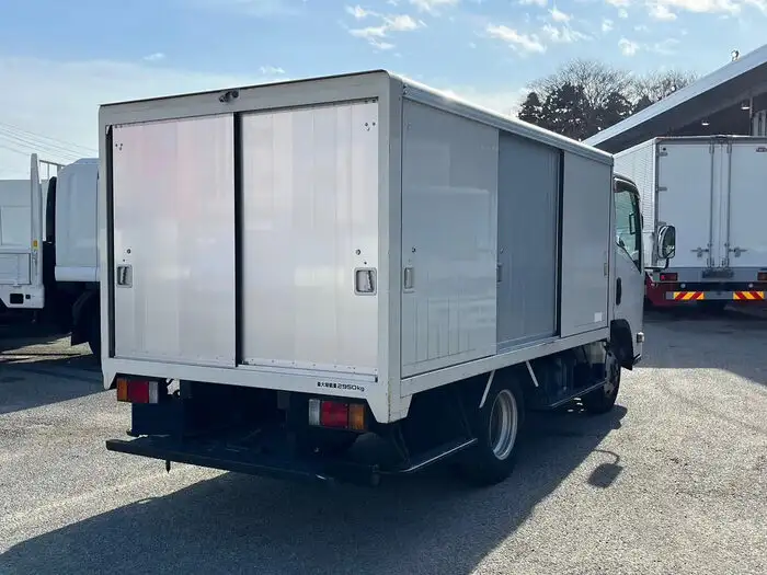 いすゞ エルフ 小型 アルミバン ボトルカー サイドドアの中古トラック画像3