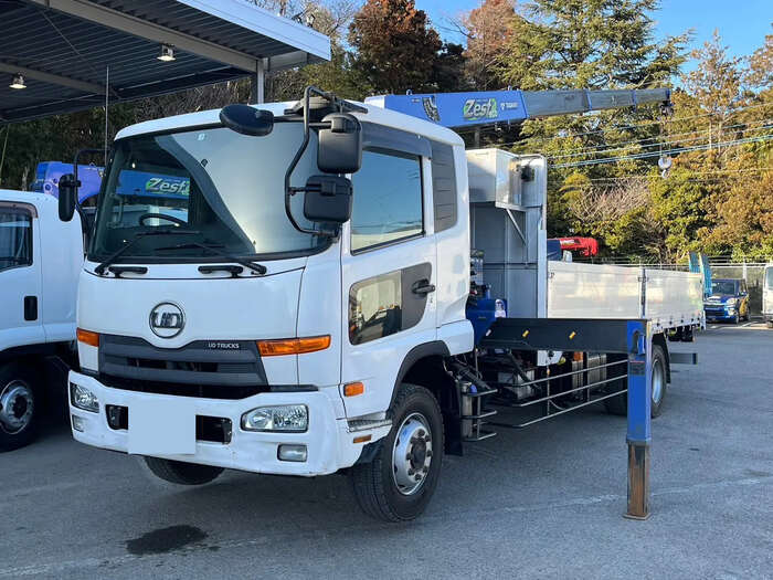 日産UD コンドル 中型/増トン クレーン付き(ユニック) アルミブロック 4段｜画像1