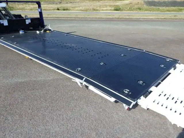 三菱 キャンター 小型 車両重機運搬 ラジコン ウインチの中古トラック画像5