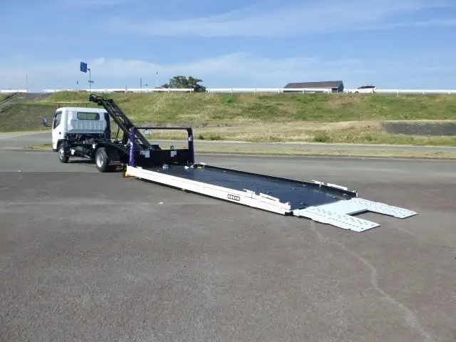三菱 キャンター 小型 車両重機運搬 ラジコン ウインチの中古トラック画像4