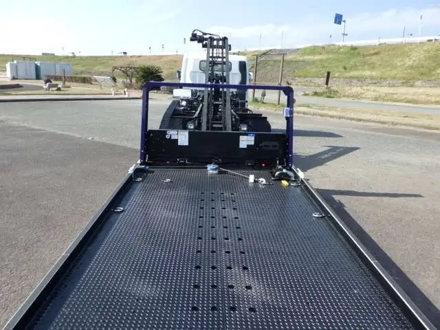 三菱 キャンター 小型 車両重機運搬 ラジコン ウインチの中古トラック画像6
