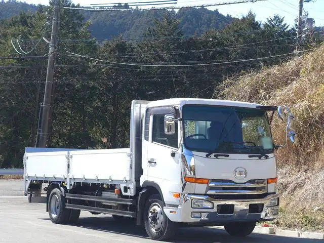 日産UD コンドル 中型/増トン 平ボディ パワーゲート 床鉄板の中古トラック画像2