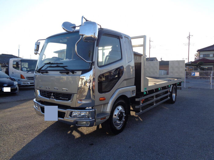 三菱 ファイター 中型/増トン 車両重機運搬 セーフティーローダー PJ-FK62FZ