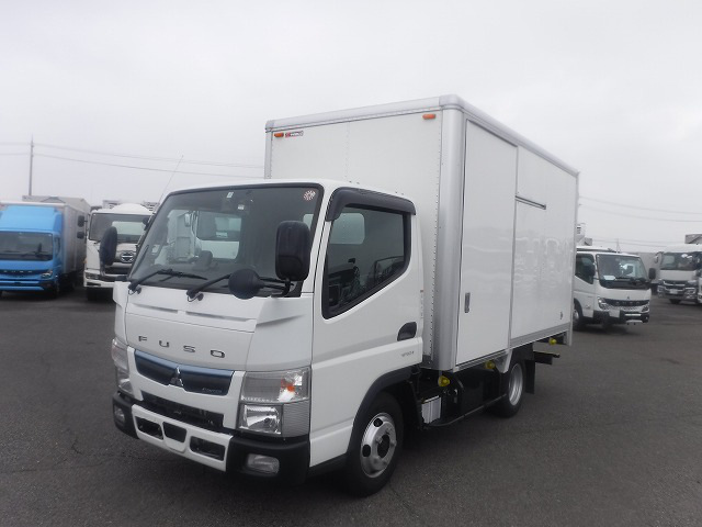 三菱 キャンター 小型 アルミバン セミロング
