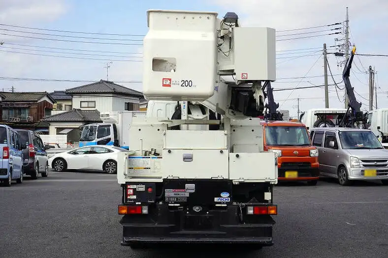 三菱 キャンター 小型 高所・建柱車 高所作業車 電工仕様の中古トラック画像3