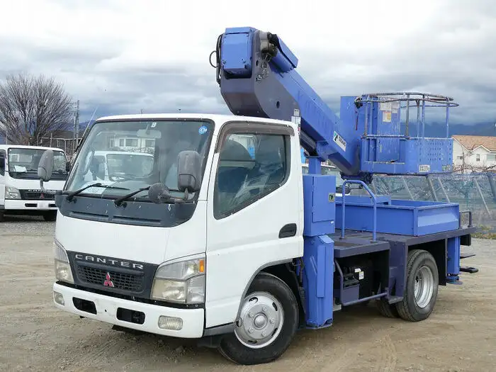 三菱 キャンター 小型 高所・建柱車 高所作業車 PA-FE73DB の中古トラック【車両No.161080】