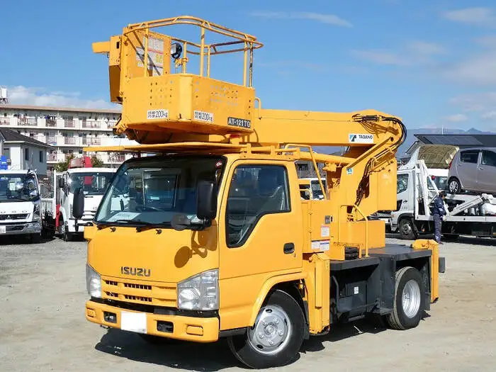 いすゞ エルフ 小型 高所・建柱車 高所作業車 BDG-NKR85N の中古トラック【車両No.161082】