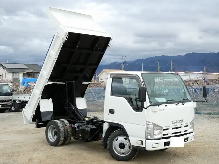 いすゞ エルフ 小型 ダンプ ステンレス張り コボレーンの中古トラック画像8