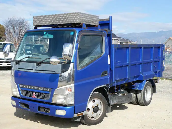三菱 キャンター 小型 ダンプ 土砂禁 PA-FE71DBD の中古トラック【車両No.161085】