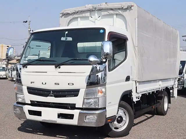 三菱 キャンター 小型 ウイング 幌ウイング パワーゲートの中古トラック画像1