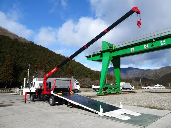 日野 レンジャー 中型/増トン 車両重機運搬 5段クレーン ラジコンの中古トラック画像3