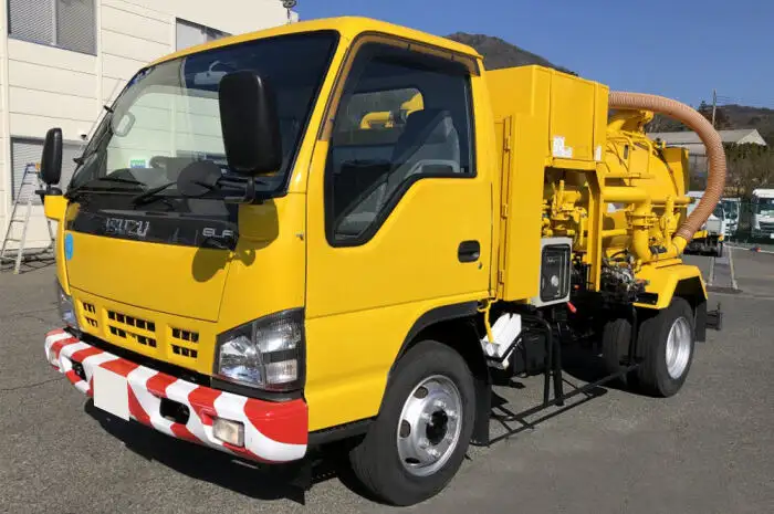 いすゞ エルフ 小型 タンク車 汚泥吸引車 PA-NPR81Nの中古トラック画像1