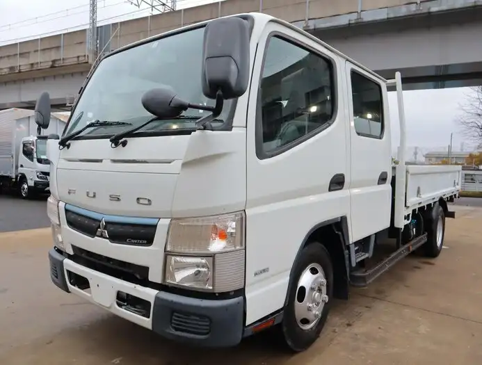 三菱 キャンター 小型 平ボディ Wキャブ TPG-FEA20の中古トラック画像1