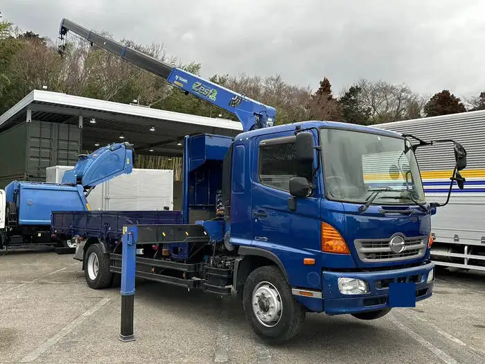 日野 レンジャー 中型/増トン クレーン付 床鉄板 4段の中古トラック画像2