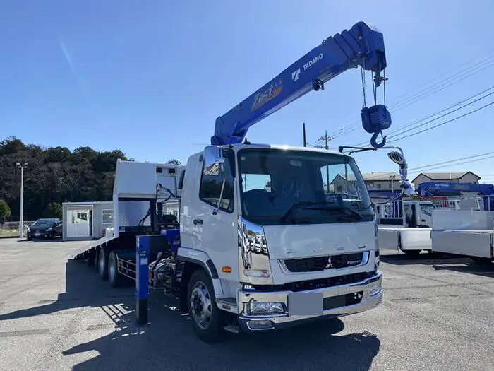 三菱 ファイター 中型/増トン 車両重機運搬 4段クレーン ラジコンの中古トラック画像2