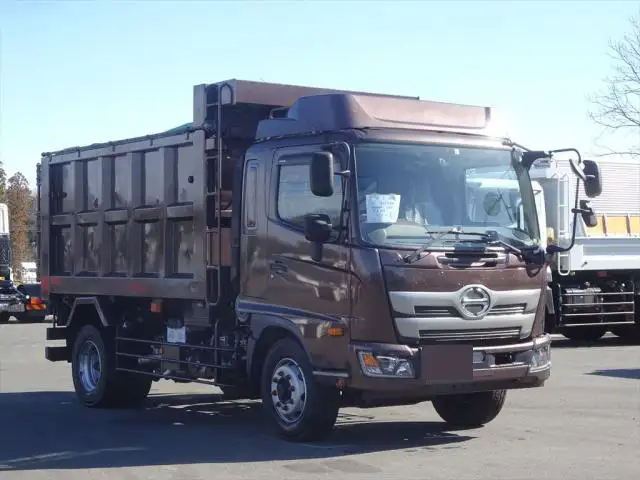 日野 レンジャー 中型/増トン ダンプ 土砂禁 天蓋付きの中古トラック画像2