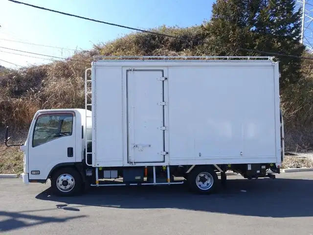 いすゞ エルフ 小型 アルミバン パワーゲート サイドドアの中古トラック画像4