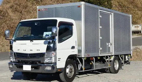 三菱 キャンター 小型 アルミバン パワーゲート 床鉄板 の中古トラック【車両No.161200】