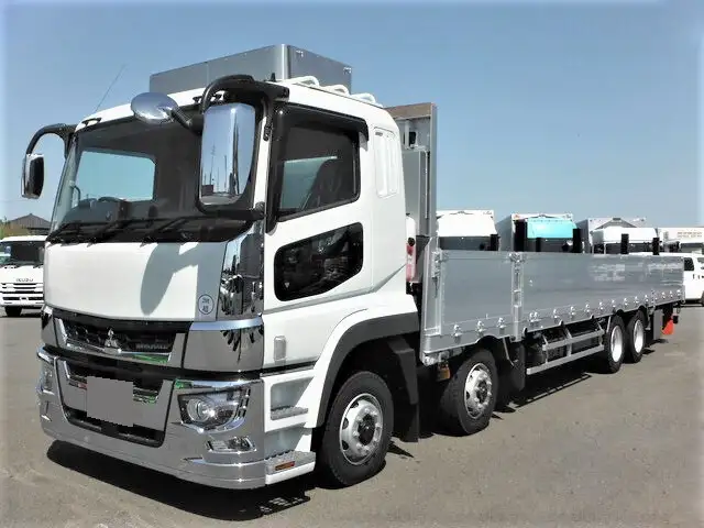 三菱 スーパーグレート 大型 平ボディ アルミブロック ベッド の中古トラック【車両No.161175】