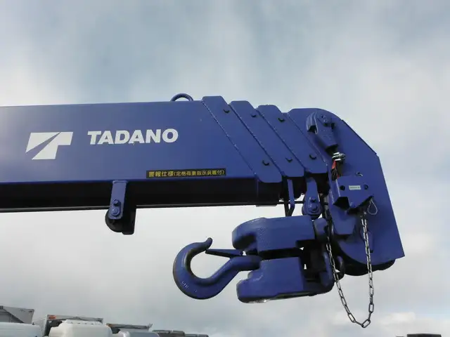 三菱 キャンター 小型 クレーン付 床鉄板 4段の中古トラック画像6