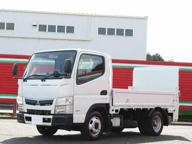 三菱 キャンター 小型 平ボディ パワーゲート TPG-FBA20の中古トラック画像1