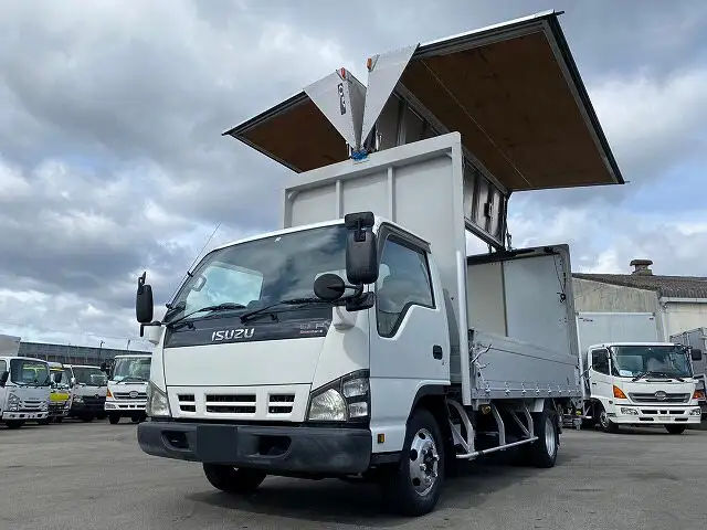 いすゞ エルフ 小型 ウイング パワーゲート 床鉄板の中古トラック画像11
