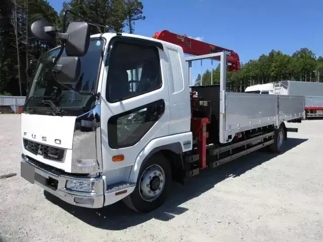 三菱 ファイター 中型/増トン クレーン付 アルミブロック 4段の中古トラック画像1