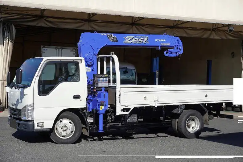 いすゞ エルフ 小型 クレーン付 4段 ラジコン の中古トラック【車両No.161447】