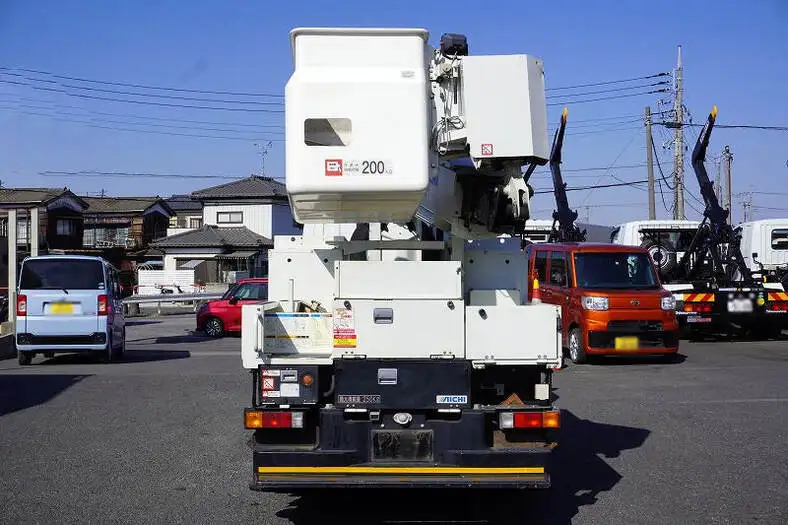 三菱 キャンター 小型 高所・建柱車 高所作業車 電工仕様の中古トラック画像3
